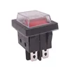 2 Pcs Red Button Rocker Switch 4 Plugs 37 * 30 * 30mm 16A 250V AC/20A 125V AC Electrical Equipment Switches Wholesale ► Photo 2/6