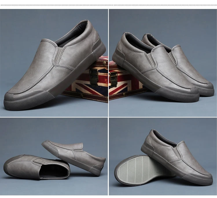 2020 Новая мужская обувь с подошвой из вулканизированной резины ленивый прилив