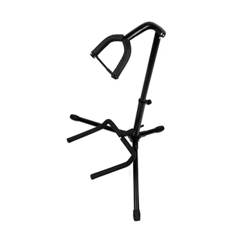 

Portable Universal Travel Metal Useful Tripod Guitar Stand Bracket Practical A-Frame Instrument Vertical Type Foldable Support