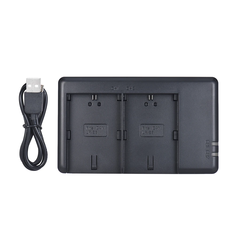 LP-E6 2-х канальный с эффектом приближения c зарядкой Micro-USB Вход Камера Батарея Зарядное устройство для Canon 5D Mark II III IV 5Ds 5Ds R 70D 6D 5Ds 80D 7D 7DII 60D DSLR