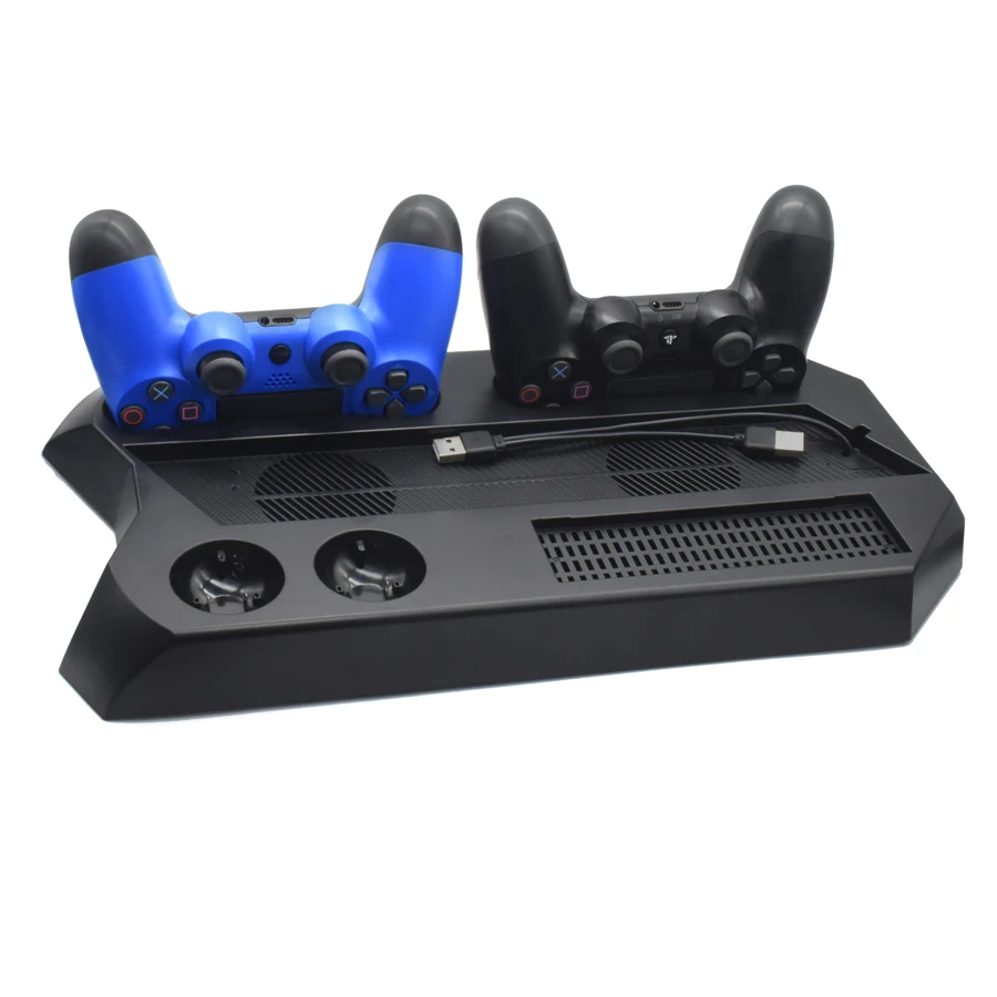 PS4 Pro PS VR Move вертикальная подставка 4 контроллер зарядная док-станция 2 кулер охлаждения кулер для Sony Playstation 4 Pro PSVR Move