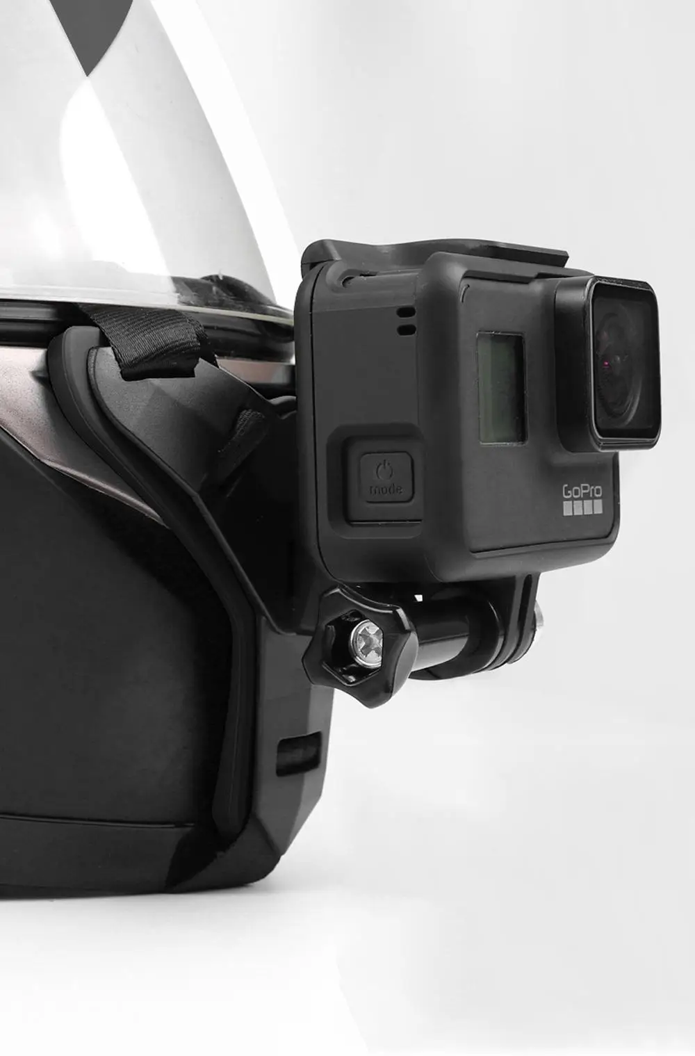 Для экшн-Камеры GoPro Hero 8/7/6/5 подбородка шлема Камера крепление Скоба аксессуары для спортивной экшн-камеры Xiaomi Yi 4K SJCAM SJ4000 пульт дистанционного управления для спортивной Камера