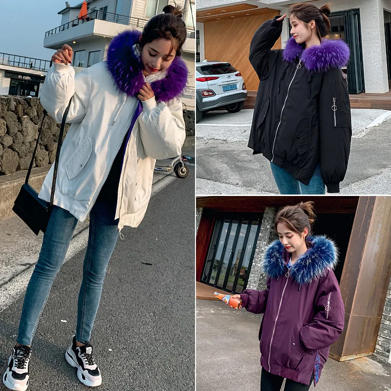 

Cotton-padded Clothes Women's Short New Style Korean-style Loose-Fit BF Hong Kong Style Versatile Online Celebrity Style Cotton
