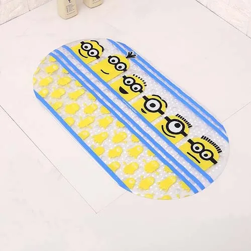 Рисунки из мультфильма ПВХ Противоскользящий коврик для ванной Ванна детский коврик для душа с туалет на присосках коврик для ванной alfombra bamino коврик для ванной комнаты - Цвет: Type 3