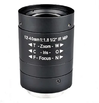 

Smart Security Survillience CCTV lens 3.3X Vari-focal 12~40mm manual focal length and zoom CS Mount 1/1.8" 5MP resolution F#1.8