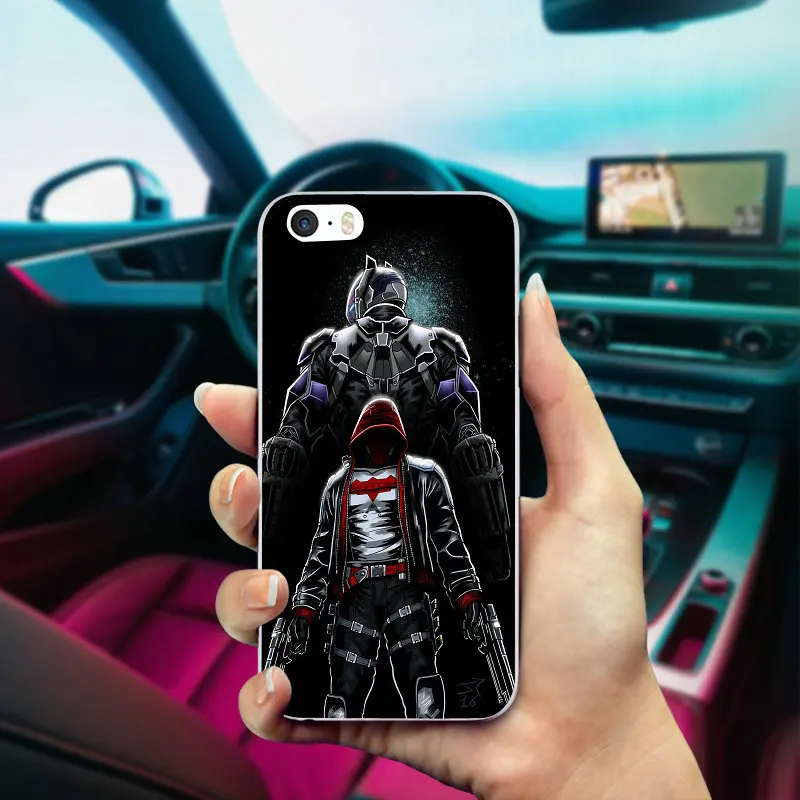 Чехол для iphone 6, Мягкий ТПУ силиконовый чехол для телефона s DC, Бэтмен, красный капюшон для iphone X 10, 8, 7 Plus, 6, 6S Plus, 5, 5S, SE, 5C, 4, 4S, чехлы