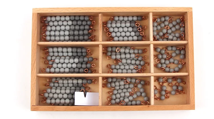 Montessori Beads Materials Children's Early Educational Toys for Number Counting Kids Math Toys Homeschooling Equipment 11