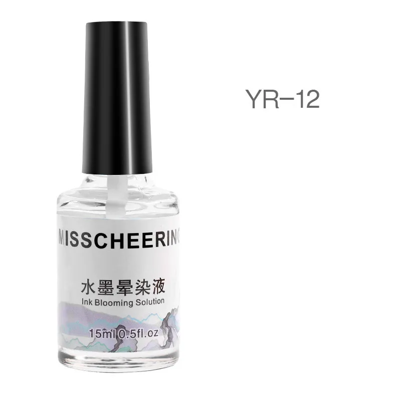 as picture Marble Pattern Gradient Color Nail Polish Ink Smudge Lacquer Nail Art Decoration JS11 - Цвет: as picture