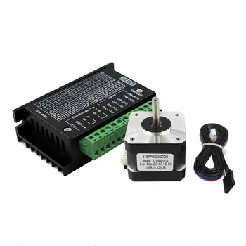

3 in 1 17HS3401 Motor TB6600 Stepper Motor Driver 100CM Wire for CNC Laser and 3D Printer