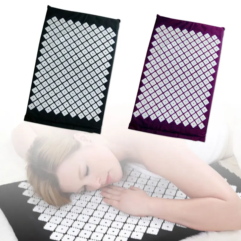 Yoga Mat Practical Durable Oxford Cloth 5 Color Fitness Health Care Sponge Pad Acupuncture Massage Dredge Meridians Portable