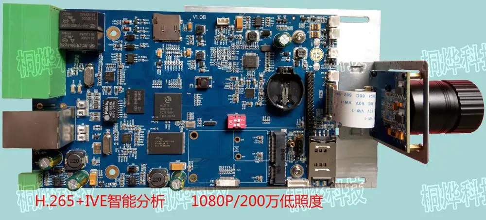 Для Hi3516D макетной платы+ Movidius MA2450 VPU поддерживает глубокое обучение