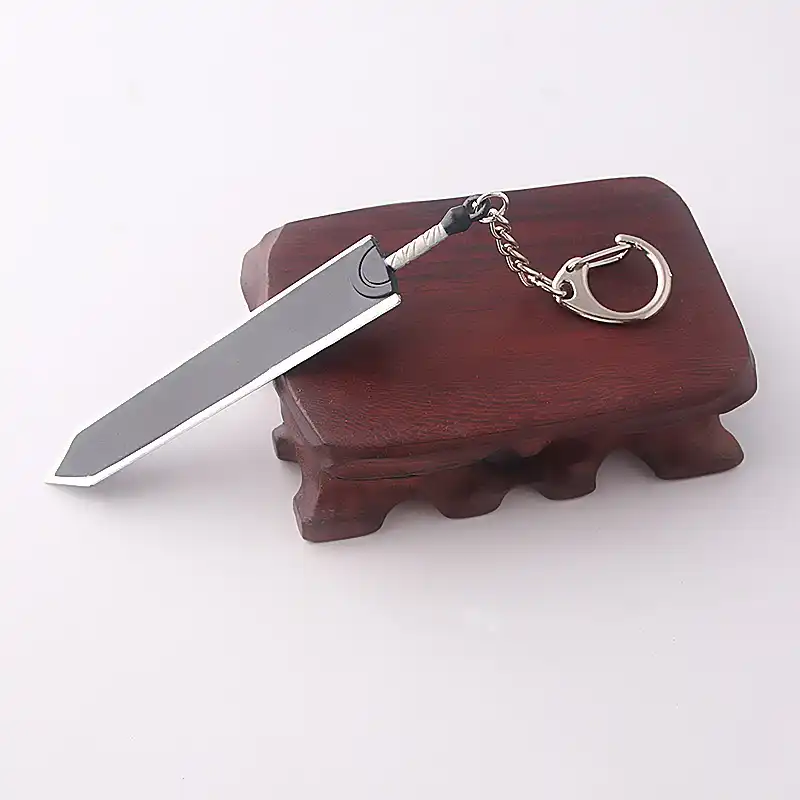 Game Berserk Sword Keychain Black Swordsman Guts Dragonslayer Sword Key Chain For Men Metal Car Keyring Cosplay Jewelry Aliexpress