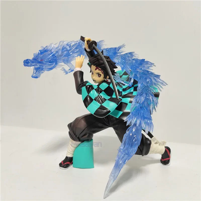 Аниме Статуэтка Kimetsu no Yaiba Kamado Tanjirou, ПВХ, фигурки, Demon Slayer, Набор для творчества, игрушки, статуэтка Tanjiou, модель, рождественские подарки