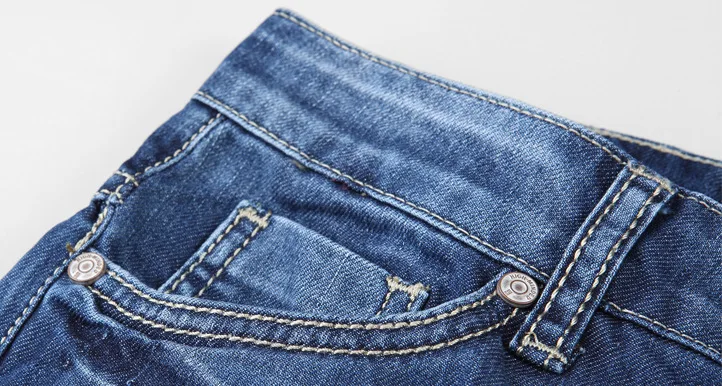 Goldberg Autumn Clothing New Style Men Washing Korean-style Slim Fit Slimming Jeans HJED1B011 Blue