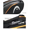 HEAD Tennis Rackets Bag 6 Pieces Hard Shell Sports Bag Large Capacity 9 Badminton Racquets Backpack Men Women Tenis Squash Padel 4