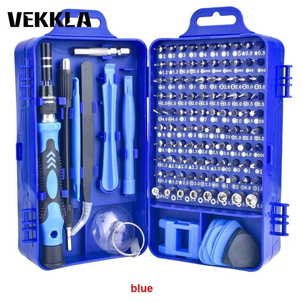 

115 in 1 Set Mini Screwdriver Screw Driver Bit Multi Computer PC Mobile phone Precision Screwdriver Repair Hand Home tools Kit