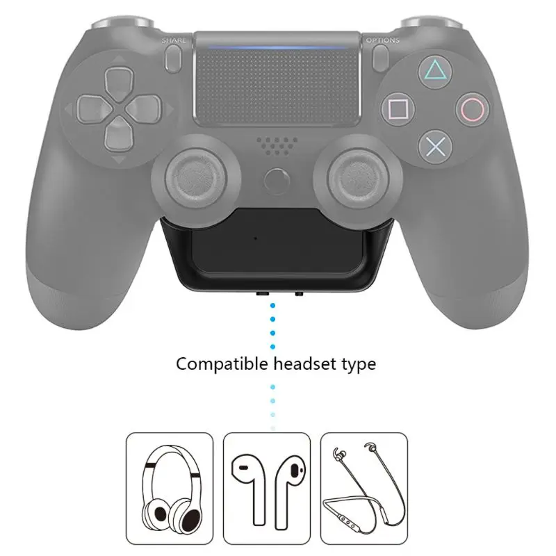 Беспроводной Bluetooth 5,0 аудио адаптер 3,5 мм наушники гарнитура приемник для PS4