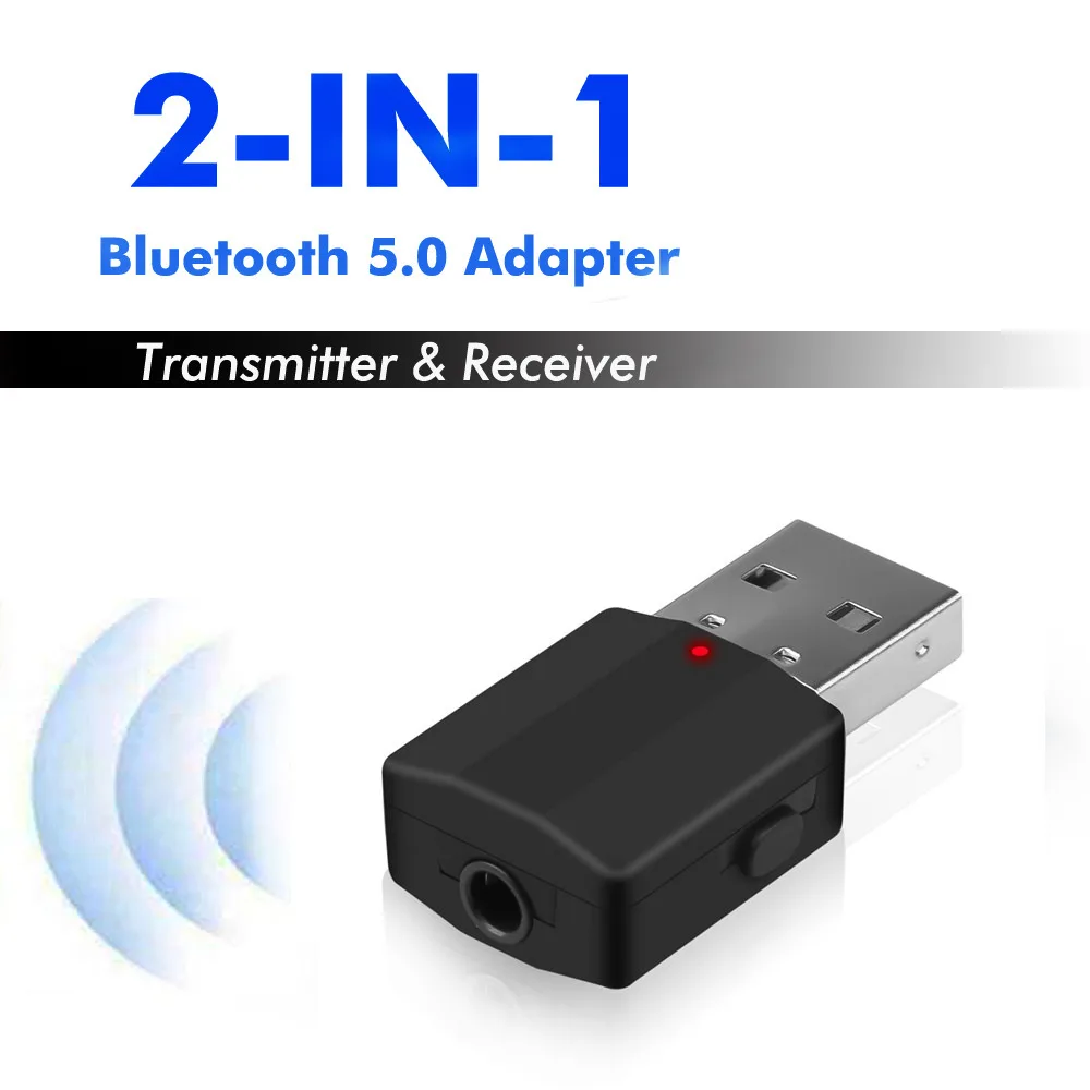 

Bluetooth 5.0 Audio Receiver Transmitter Mini Stereo Bluetooth AUX RCA USB 3.5mm Jack For TV PC Car Kit Wireless Adapter