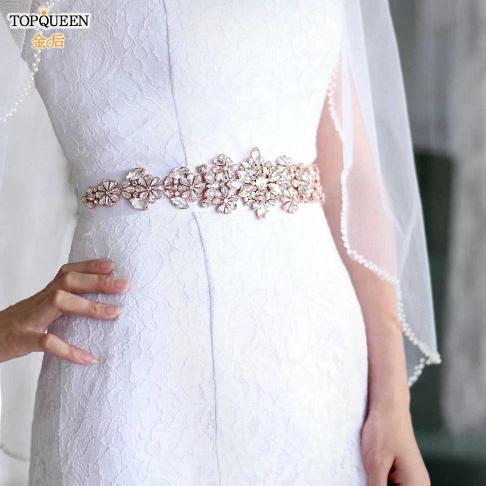 bridesmaid sash rose gold