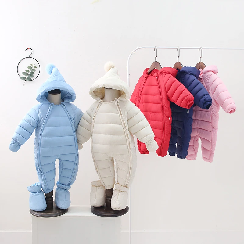 

Babysuits Girls Clothes Boys Cotton Rompers Winter Overalls For Newborn Children Baby Set