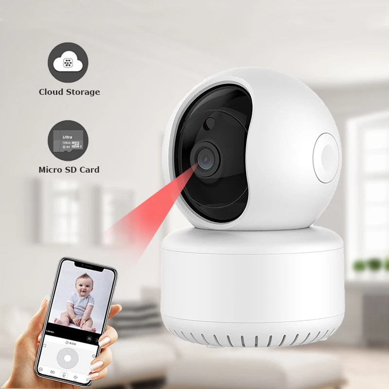 

1080P720P Infrared Night Vision 360 Degree Panoramic Camera Two-Way Audio WIFI IP Camera Baby Monitor With TF Card Slot