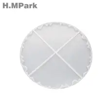 Нерегулярная волна круглая Чашка Поднос подстаканник чашка коврик ilicone Плесень Смола для смолы эпоксидная смола, Форма ювелирных изделий