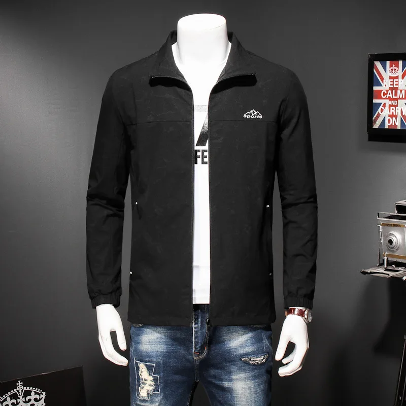 

Plus Fat plus Size Men Jacket Autumn Fat Man Leisure Jacket Shirt Fat Loose Sports Coat Men's Wear Top