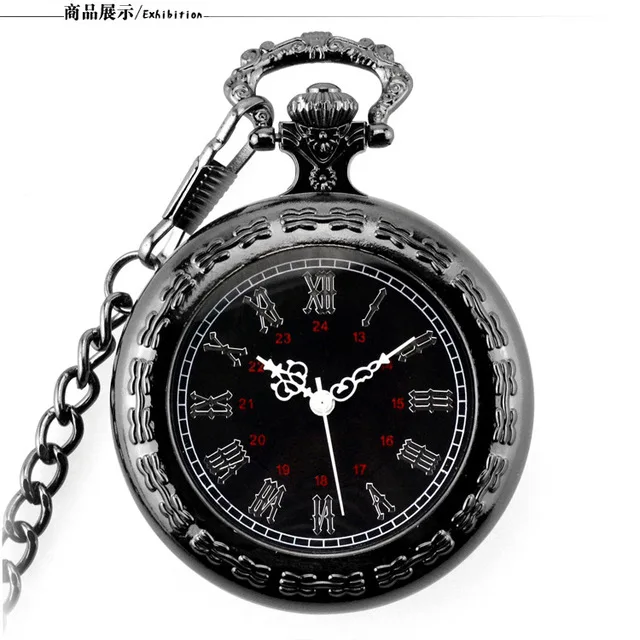 WP4034 Retro Vintage Golden Quartz Pocket Watch Antique Steampunk Pocket& Fob Watches with Chain Gift for men Women - Цвет: WP4034