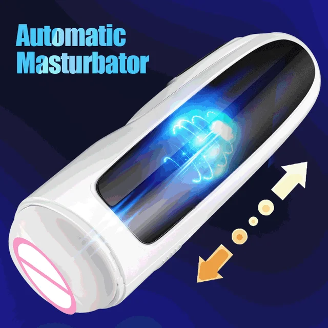 Masturbator Male Automatic Telescopic Rotation Voice Interaction Masturbation Cup With Strong Sucker Thrusting Sex Toys for Men 1