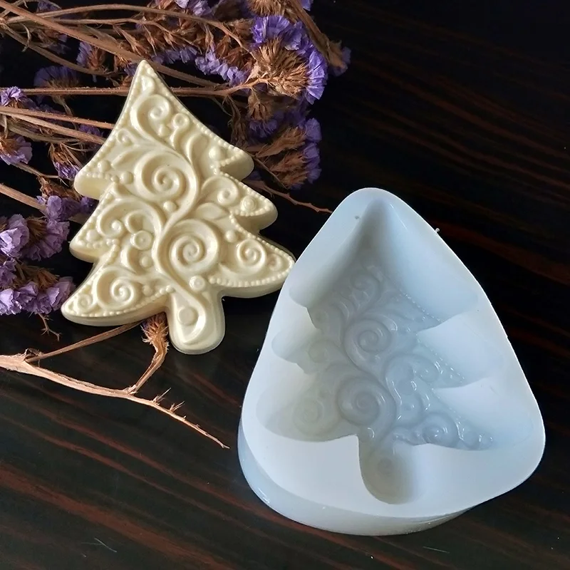 Christmas Tree Chocolate Mold Baking Silicone Christmas Tree Cake