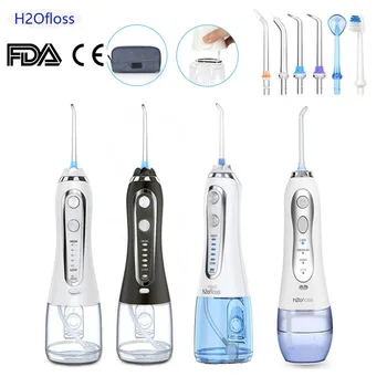 

Oral Irrigator USB Recharge Cordless Water Teeth Cleaner h2ofloss 300ML Teeth Cleaner USB Rechargeable New Water Dental Flosser