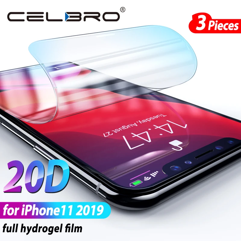 

Full Cover For Iphone 11 Pro 11pro Max 2019 Soft Screen Protective Film For Apple Iphone11 Pro Hydrogel Film Not Tempered Glass