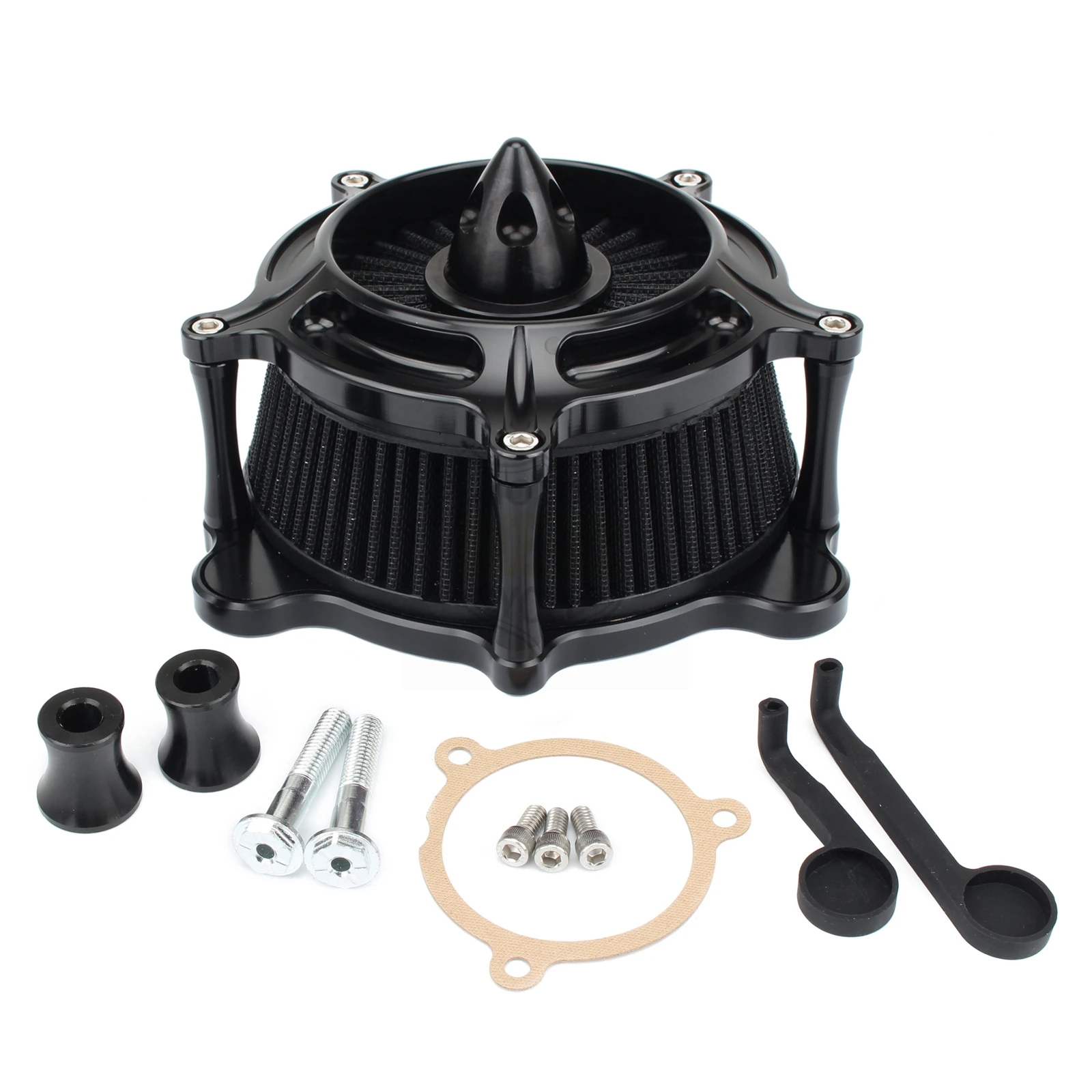 Filtro de ar da Motocicleta para Harley Kit de Admissão dos Filtros da Turbina do Pico do Filtro Motocicleta para Harley Touring Road King Flh Fltr 2020-2020 Softail Fxst Flst de ar da 3 do pico do filtro de ar da