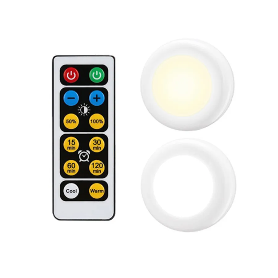 1 Remote 2 Lamp Thrisdar 2 цвета с регулируемой яркостью под свет шкафа с дистанционным шкафом шкаф ночные светильники палка на коридор, лестница настенный светильник - Цвет: 1 Remote 2 Lamp