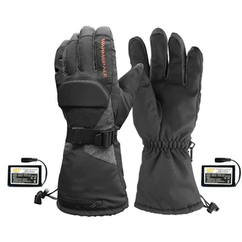 

Warmspace Electric Heated Gloves with Rechargeable Battery Thermal Heated Gloves for Men Women Waterproof Ski Warm Glove