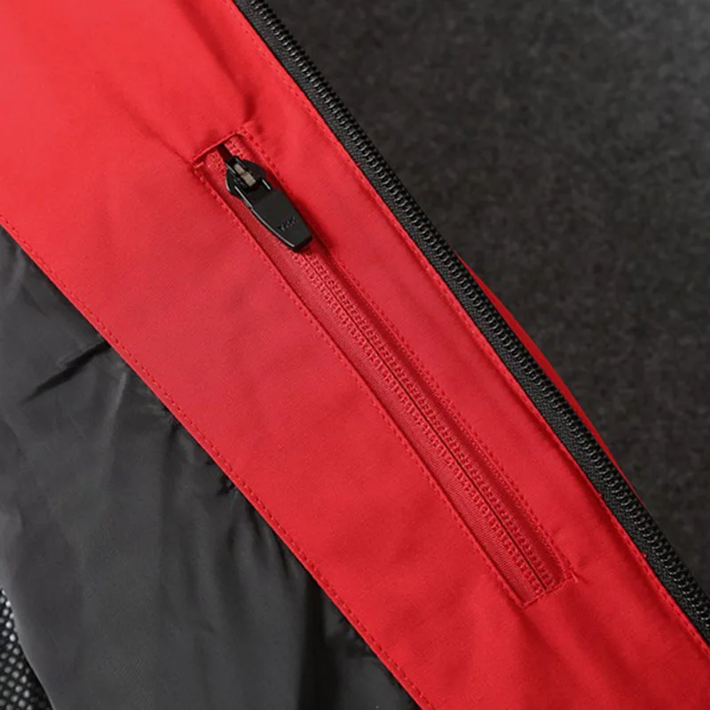 Мужские пуховики с капюшоном водонепроницаемые дышащие ветрозащитные утолщенные зимние уличные куртки SEC88