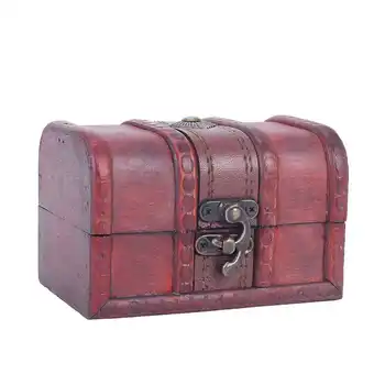 

Multi Vintage Jewelry Necklace Bracelet Gifts Box Storage Organizer Wooden Cases Size:12*7.8*8cm Types:Types 2