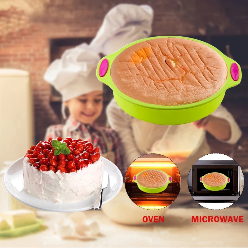 Rechteckige Silikon-Backform für Kuchen, Keksblätter, Tablett, hitzebeständige, antihaftbeschichtete Backwerkzeuge für Muffin-Brot, Pizza – Detail 2