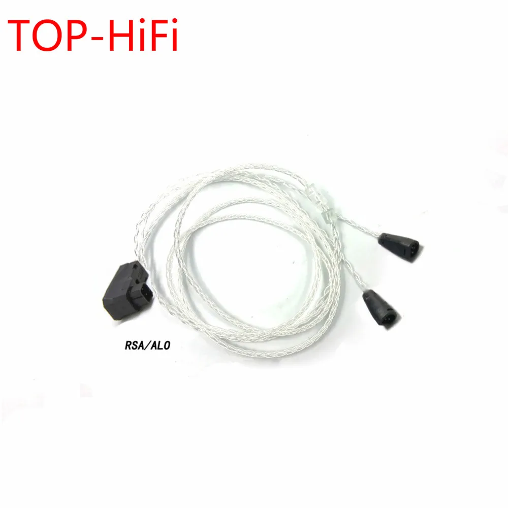 

TOP-HiFi 3.5/2.5/4.4 Balanced 8Core 7N OCC Silver plated Headphone Upgrade Cable For SennheiserIE80 IE8 IE8I IE80S