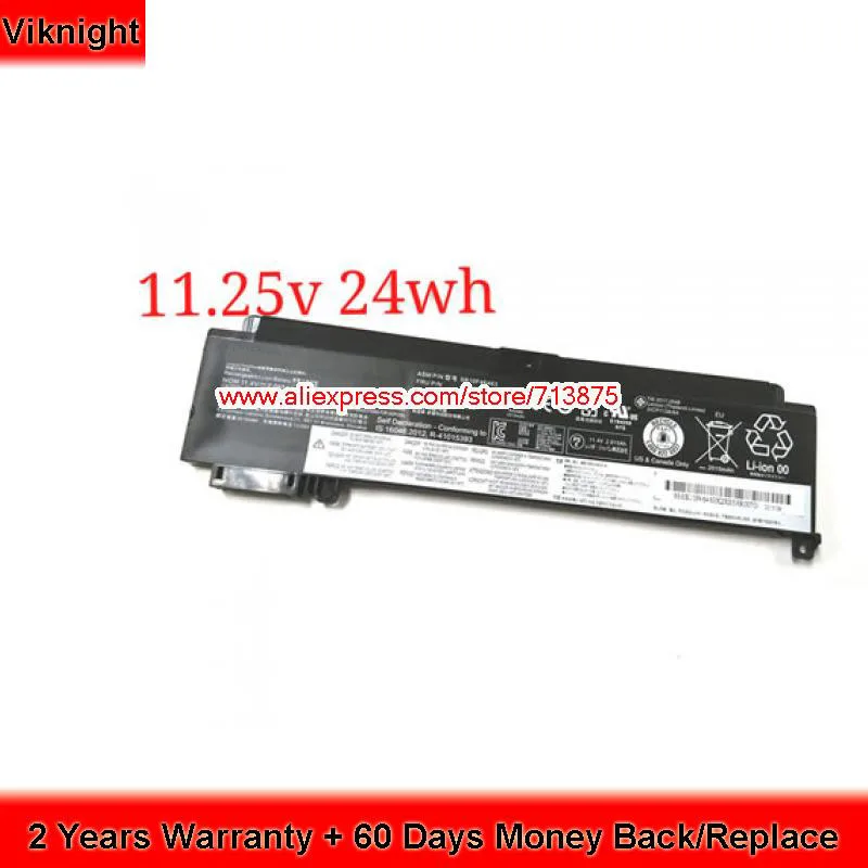 Натуральная 11,4 V 25Wh 00HW025 Батарея для lenovo ThinkPad T460S T470s SB10F46463 00HW038 01AV405 01AV406 01AV407 01AV408