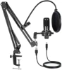 Micrófono condensador USB para juegos con soporte, nuevo Kit de micrófono de estudio bm 800 para ordenador, Youtube, transmisión, grabación, micro 1