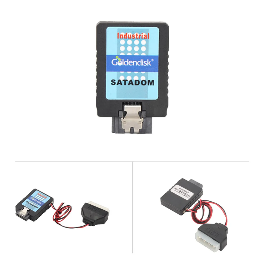 Вертикальный модуль флэш накопителя Goldendisk DOM SATA 7PIN 8 Гб MLC двухканальный мини SSD