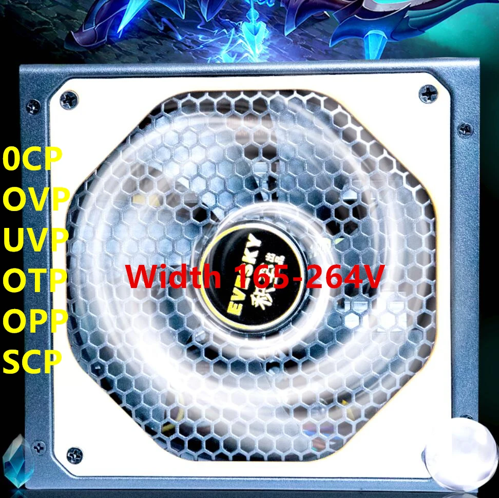 Блок питания для ПК для Evesky 12V Backline поддержка 1060/1080 игровая графическая карта Номинальная 600 Вт Пиковая 800 Вт Питание Игра престолов 800WS