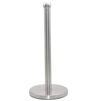 

Stainless Steel Towel Bar Disposable Towel Rack Bathroom Towel Holder Home Storage Holder for Home Salon Bathroom (Silver)