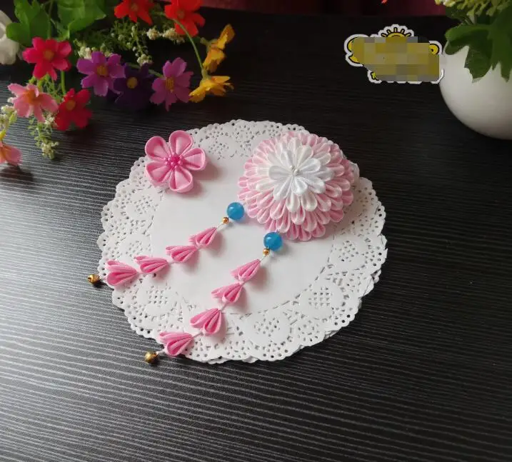Hand-made косплей аксессуар головной убор японское кимоно шпилька классический головной убор Sakura Hairwear волос женский головной Убор