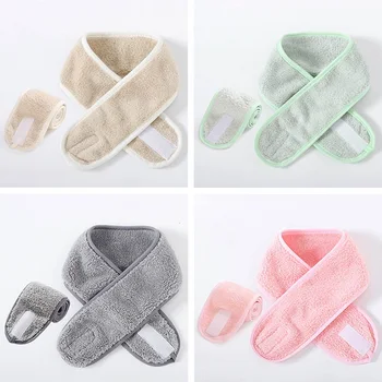 

Fashion Spa Bath Shower Wash Face Elastic Hair Bands Head Turban Ladies Cosmetic Fabric Towel Make Up Tiara Headbands