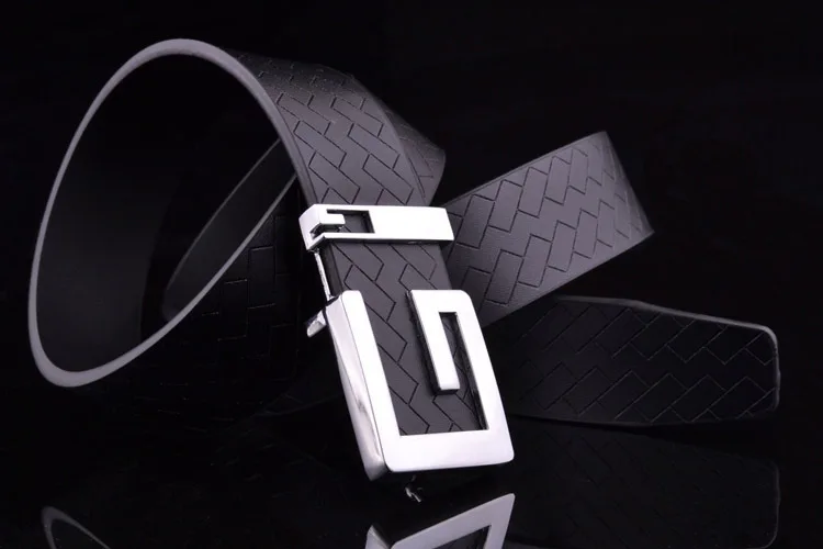 Мода натуральная кожа мужской ремень на пояс пряжки Роскошные Cinto Masculino Ceinture Homme Cintura подарки для мужчин простой голографический