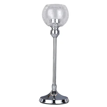 

New Crystal Glass Tealight Candle Holder Candlestick Coffee Dining Table Wedding Christmas Halloween Home Decoration CH122