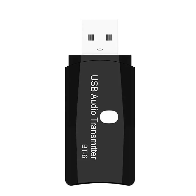Портативный BT-TX6 2 в 1 аудио адаптер приемник передатчик Bluetooth AUX RCA USB беспроводной для ПК проектор усилитель мощности