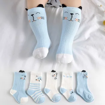 

Newborn Baby Socks Autumn and Winter Cotton Thickened Fleece Winter Style Long Spring and Autumn Children Baby
